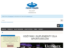 Tablet Screenshot of megapower.pl