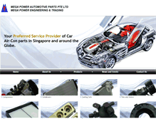Tablet Screenshot of megapower.com.sg