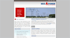 Desktop Screenshot of megapower.in